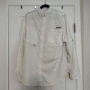 Columbia PFG Omnishade Button Down. Size M